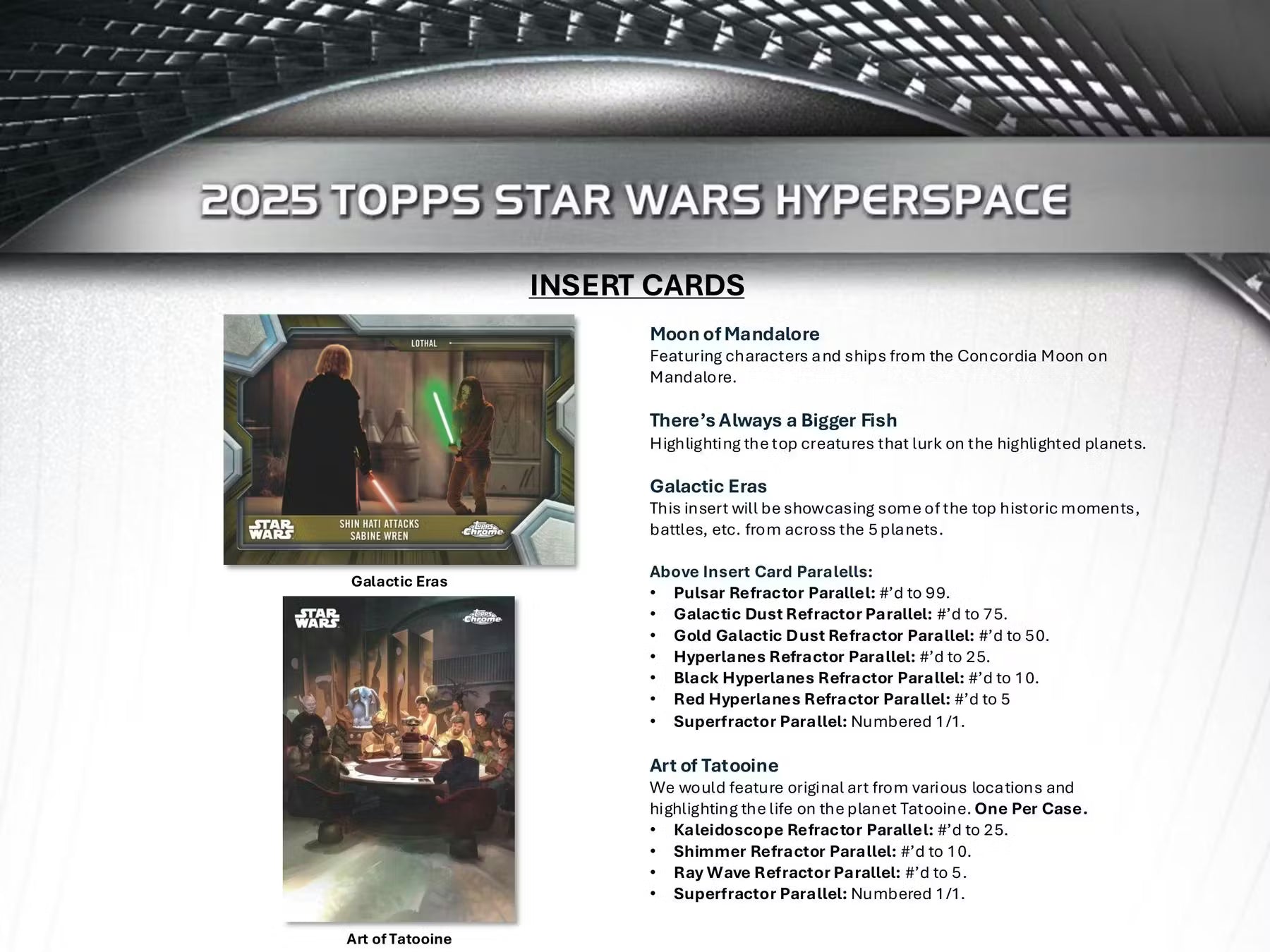 2025 Topps Star Wars Hyperspace Hobby Trading Cards