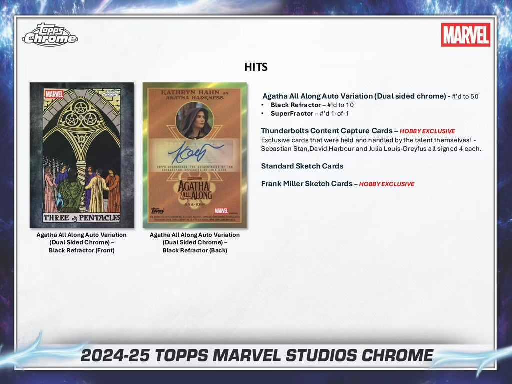 2025 Topps Chrome Marvel Studios Breaker Delight Trading Cards
