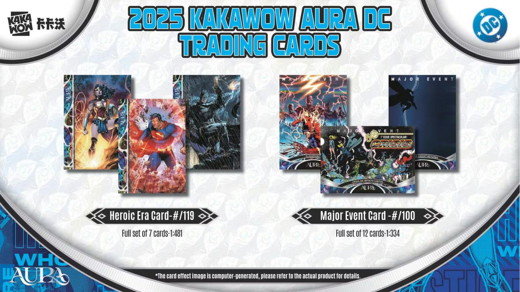 2025 Kakawow DC Aura Hobby Trading Cards