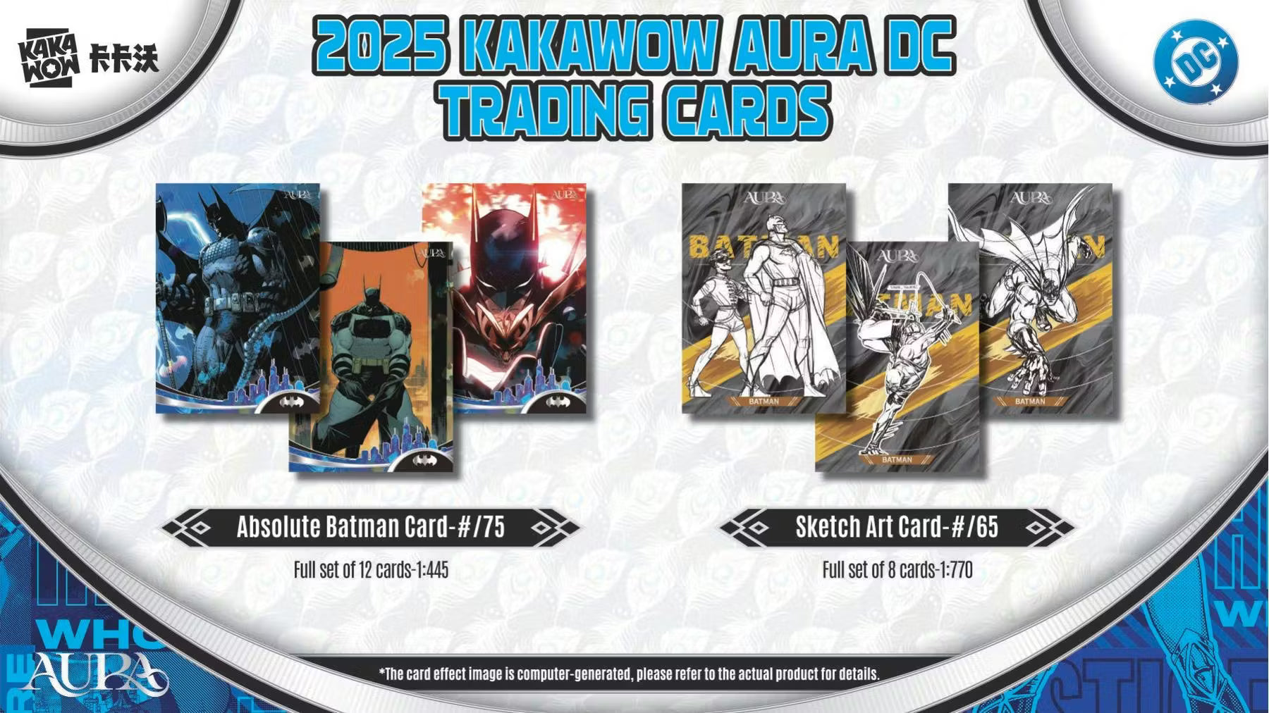 2025 Kakawow DC Aura Hobby Trading Cards