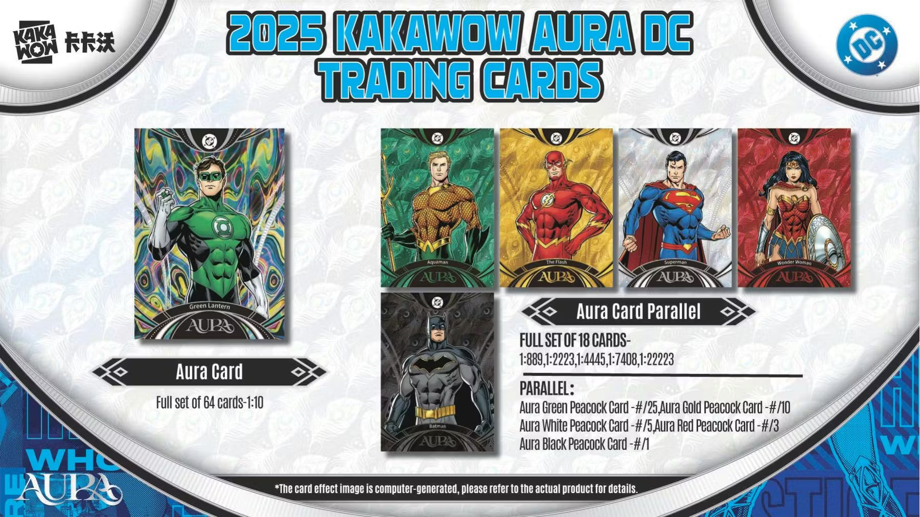 2025 Kakawow DC Aura Hobby Trading Cards