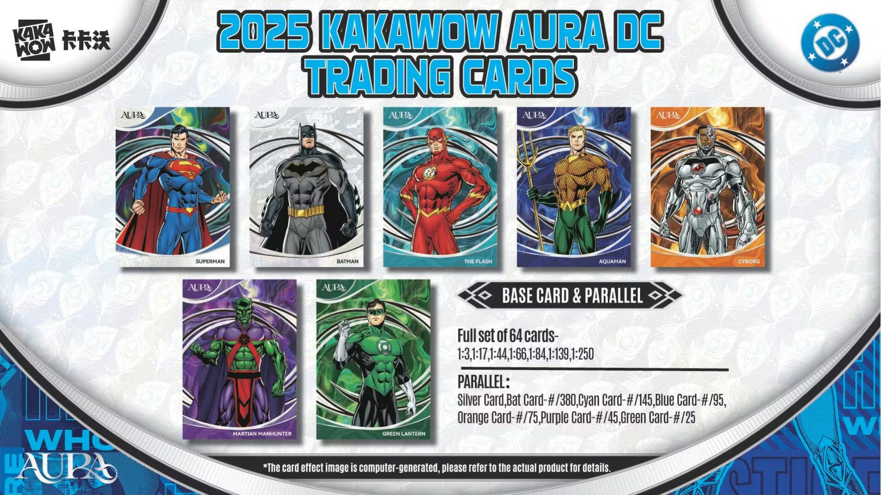 2025 Kakawow DC Aura Hobby Trading Cards