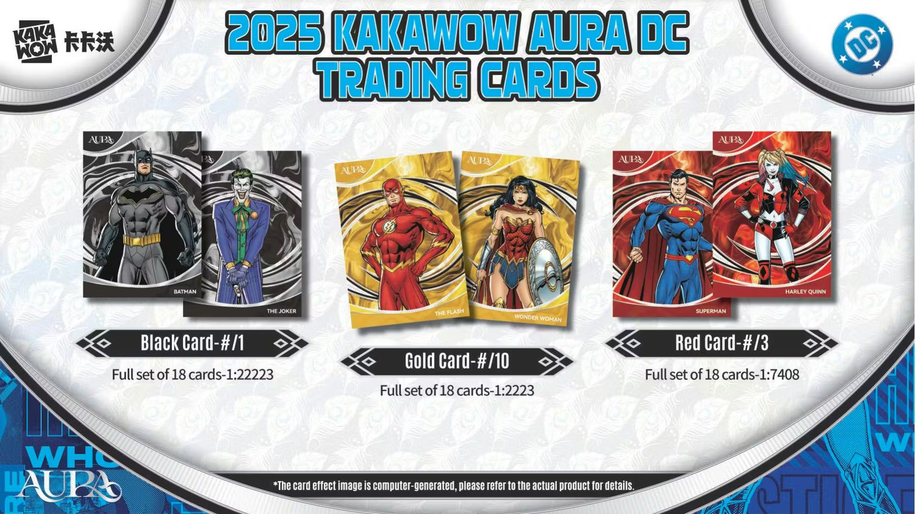 2025 Kakawow DC Aura Hobby Trading Cards