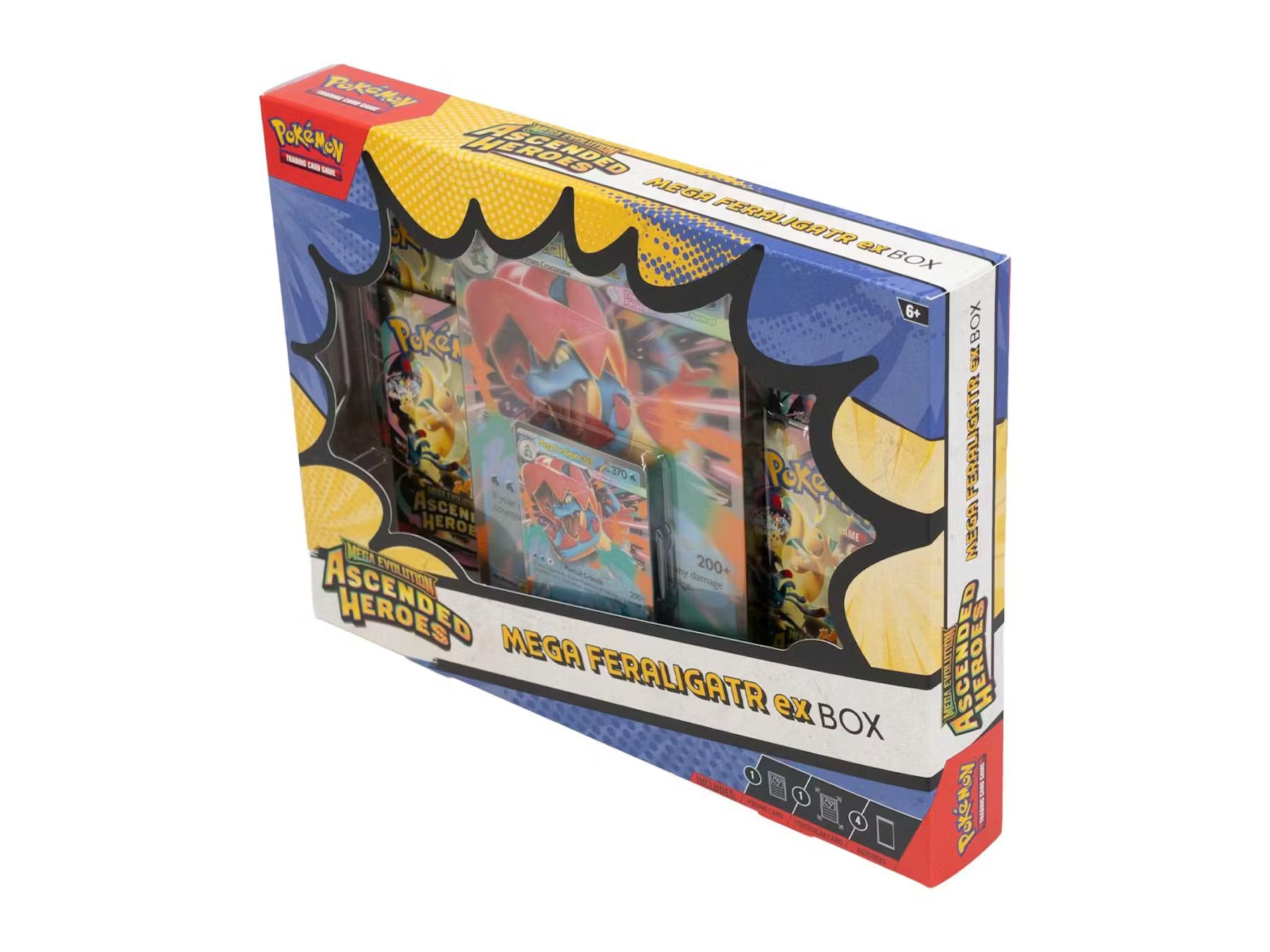 Pokemon Mega Evolution Ascended Heroes Mega Meganium/Emboar/Feraligatr ex Box Trading Cards