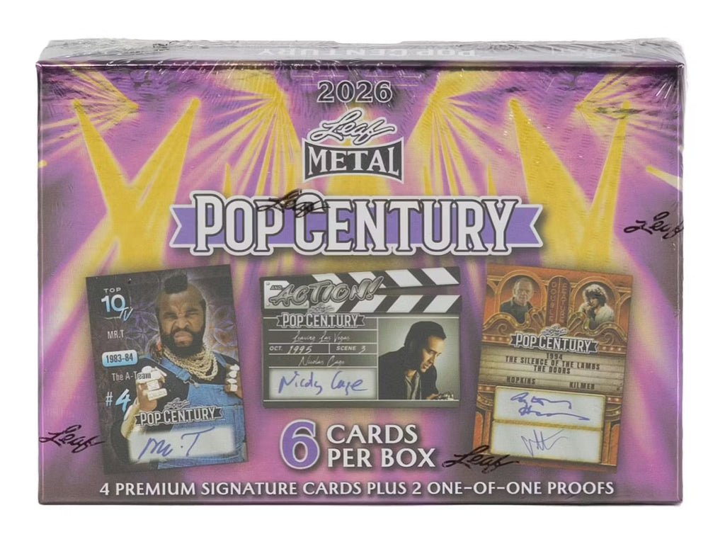 2026 Leaf Metal Pop Century Trading Cards