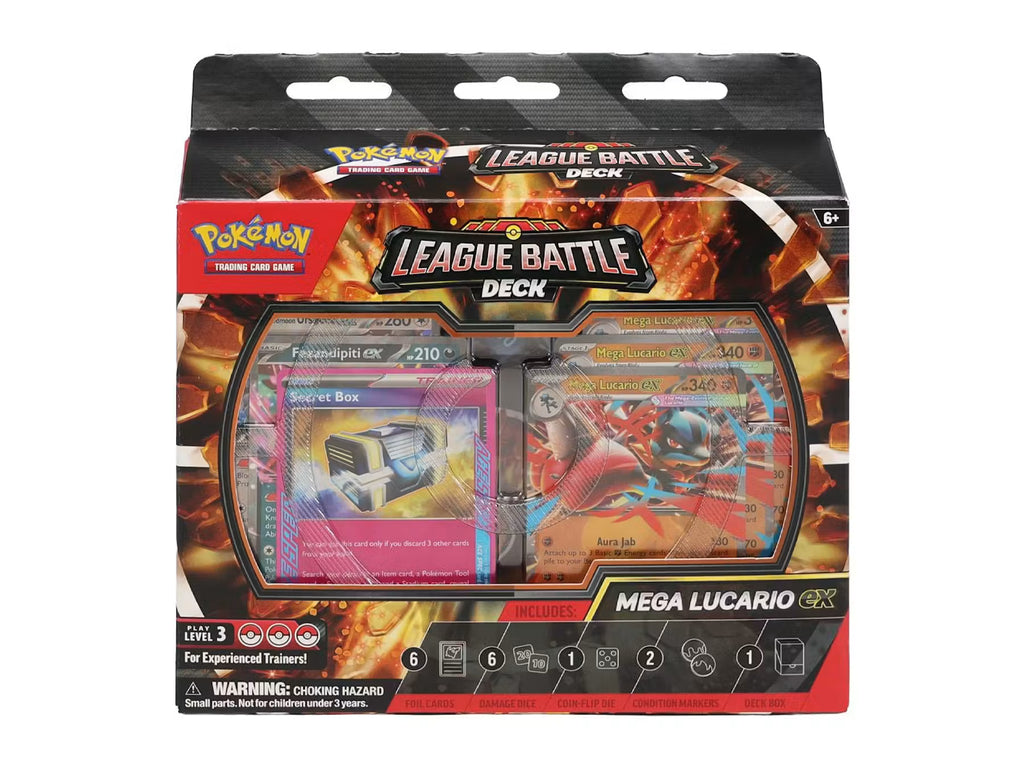 Pokemon Mega Lucario Ex League Battle Deck Trading Cards