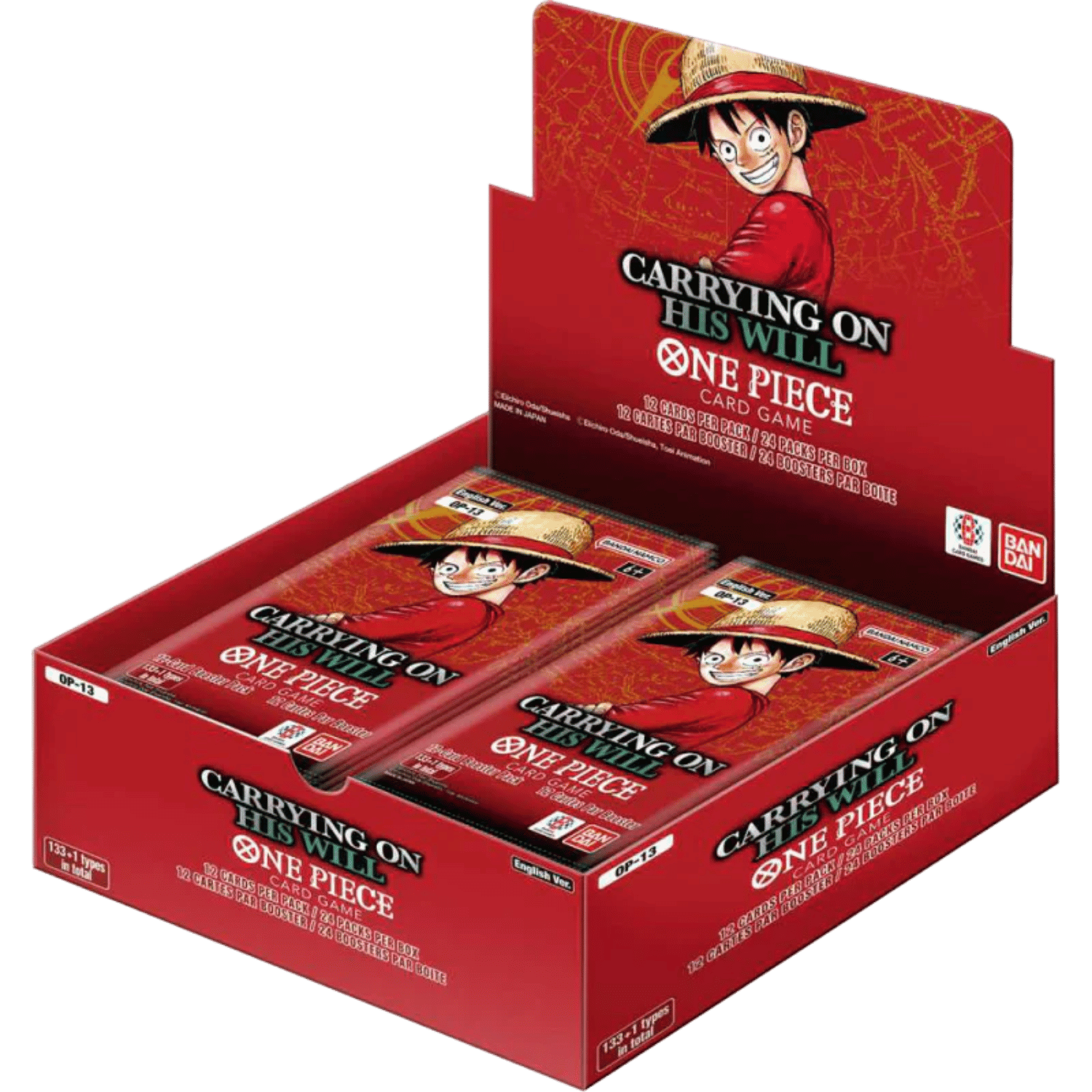 One Piece Carrying On His Will Trading Cards