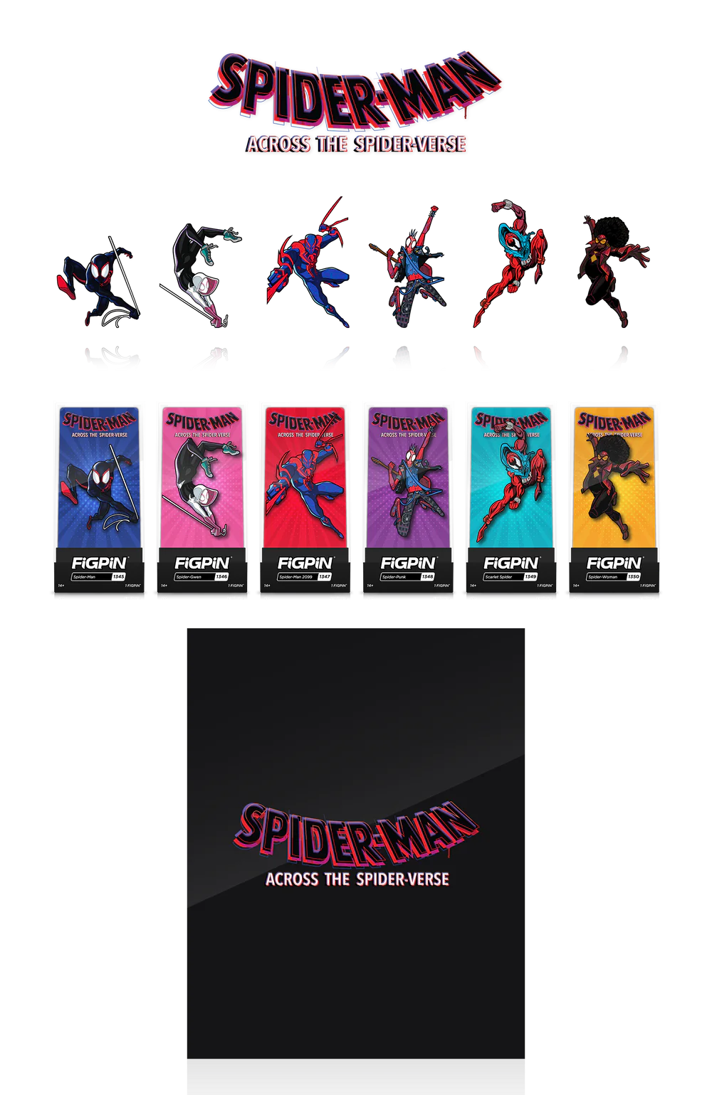 Figpin Spiderman Accross The Spider-Verse Series 1 Collectible Enamel Pins