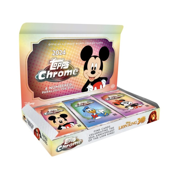 2024 Topps Chrome Disney Hobby Trading Cards