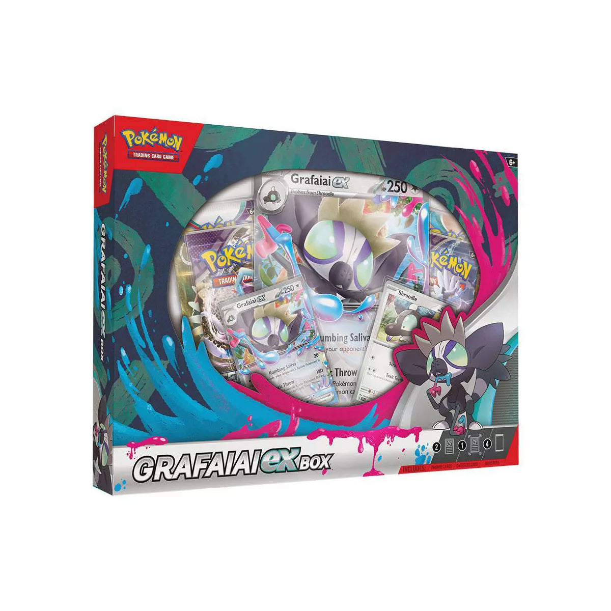 Pokemon Scarlet and Violet - Temporal Forces Grafaiai EX Box