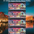 Disney Break 195 - 20-26 Topps Disney Neon Hobby 4 Box Pick Your Character