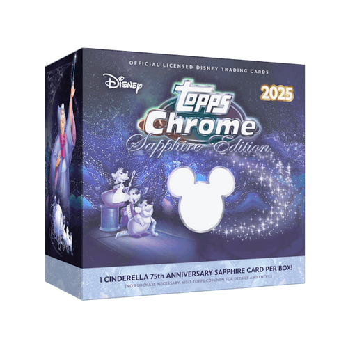 2025 Topps Chrome Disney Sapphire Hobby Trading Cards