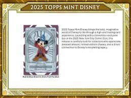 2025 Topps Mint Disney Hobby Trading Cards