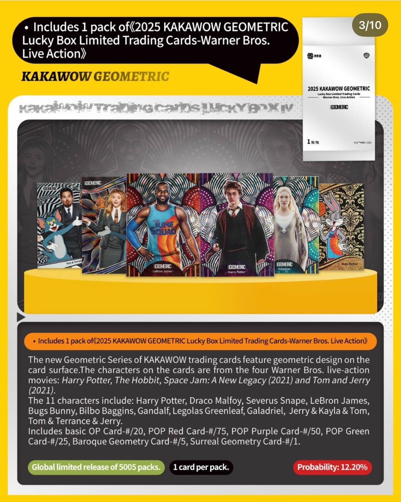 Kakawow Trading Cards Lucky Box IV