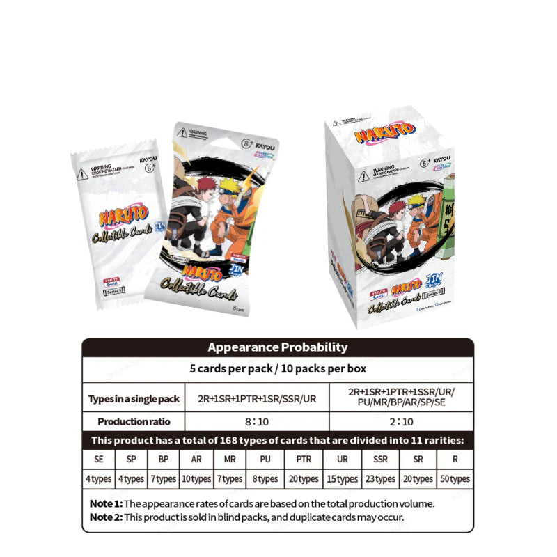Kayou Naruto Smriti Chapter Jin English Series 2 Trading Cards