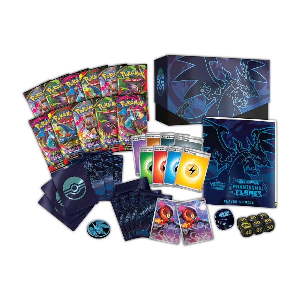 Pokemon Mega Evolution Phantasmal Flames Elite Trainer Box Trading Cards