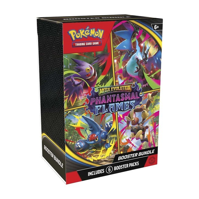Pokemon Mega Evolution Phantasmal Flames Booster Bundle Trading Cards