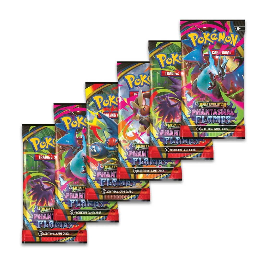 Pokemon Mega Evolution Phantasmal Flames Booster Bundle Trading Cards