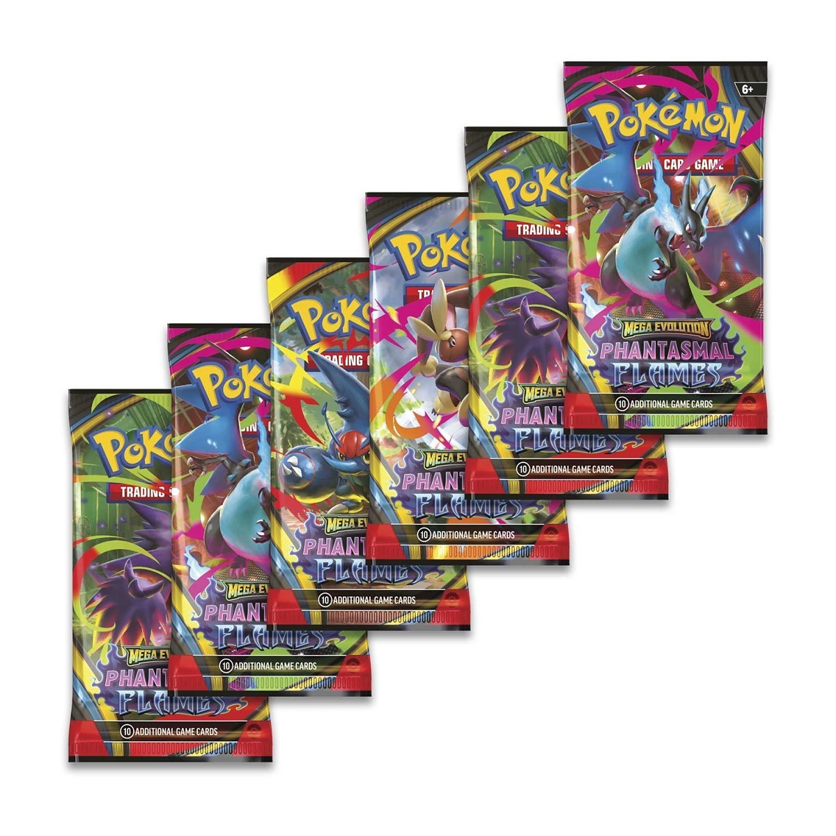 Pokemon Mega Evolution Phantasmal Flames Booster Bundle Trading Cards