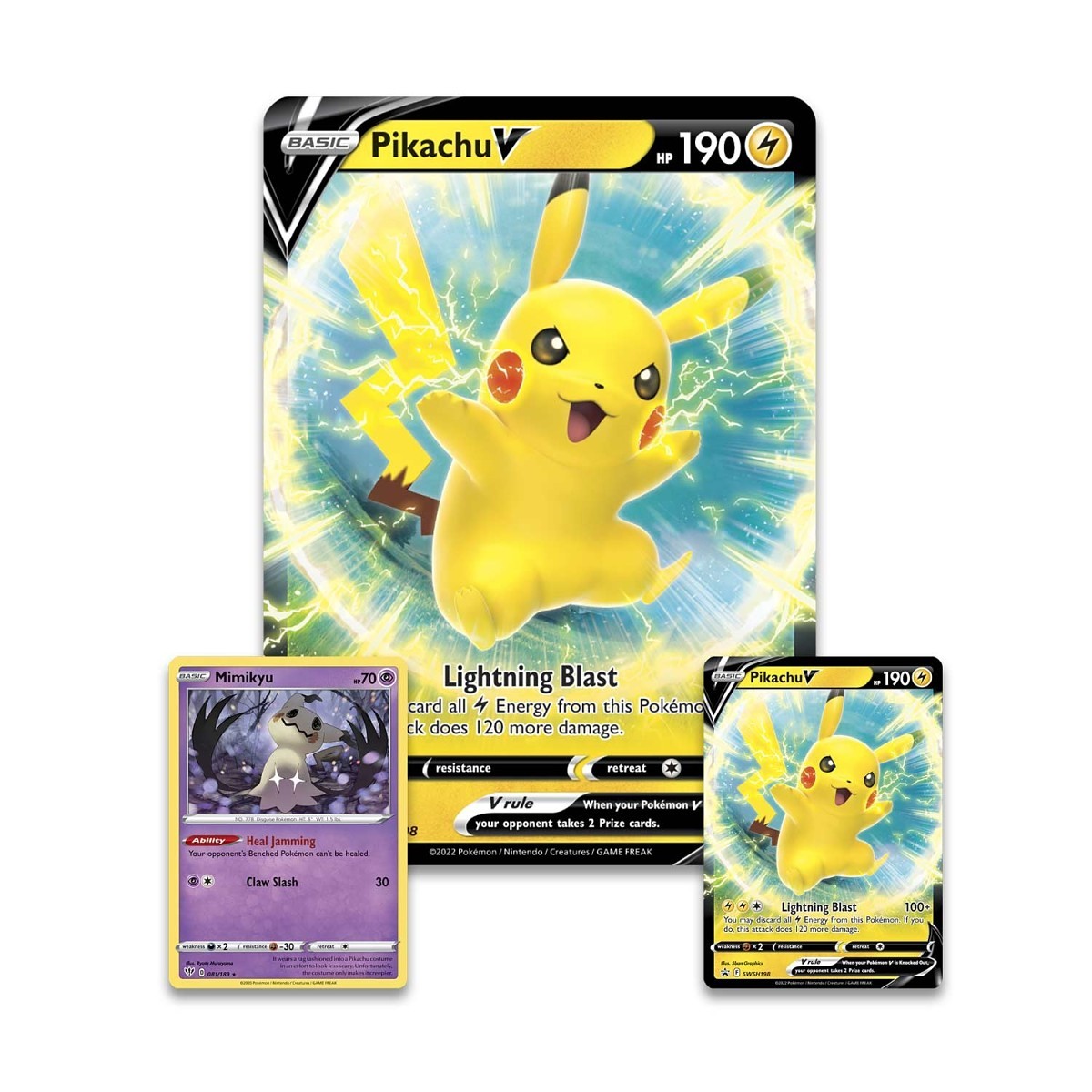 Pokemon Pikachu V Box Trading Cards