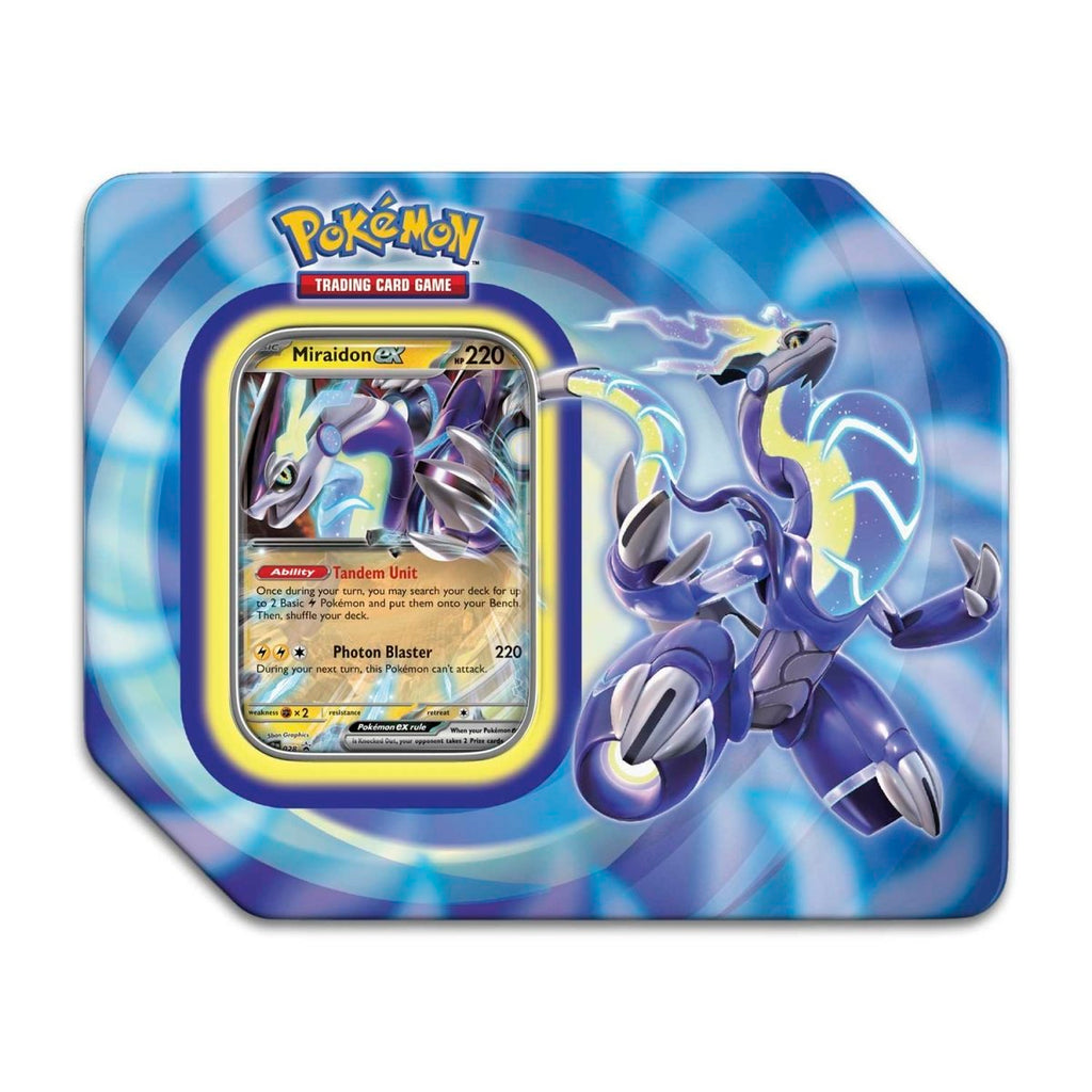 Pokemon Scarlet and Violet - Paldean Legends Miraidon Ex Tin