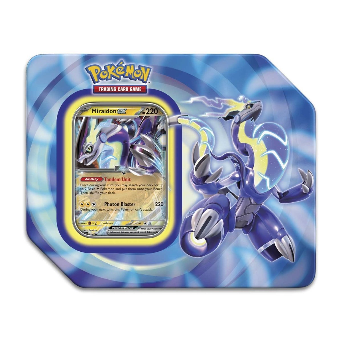 Pokemon Scarlet and Violet - Paldean Legends Miraidon Ex Tin
