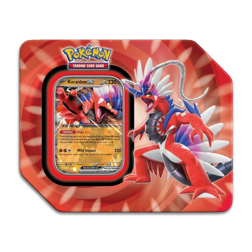 Pokemon Scarlet and Violet - Paldean Legends Koraidon Ex Tin
