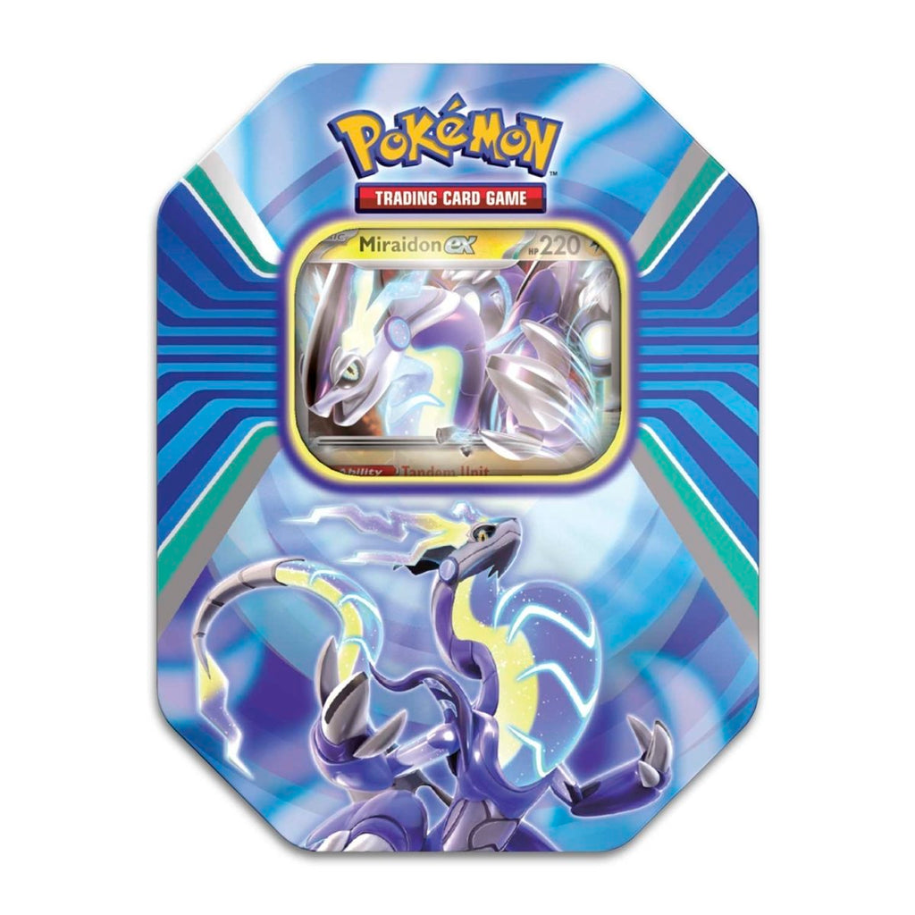 Pokemon Scarlet and Violet - Paldean Legends Miraidon Ex Tin