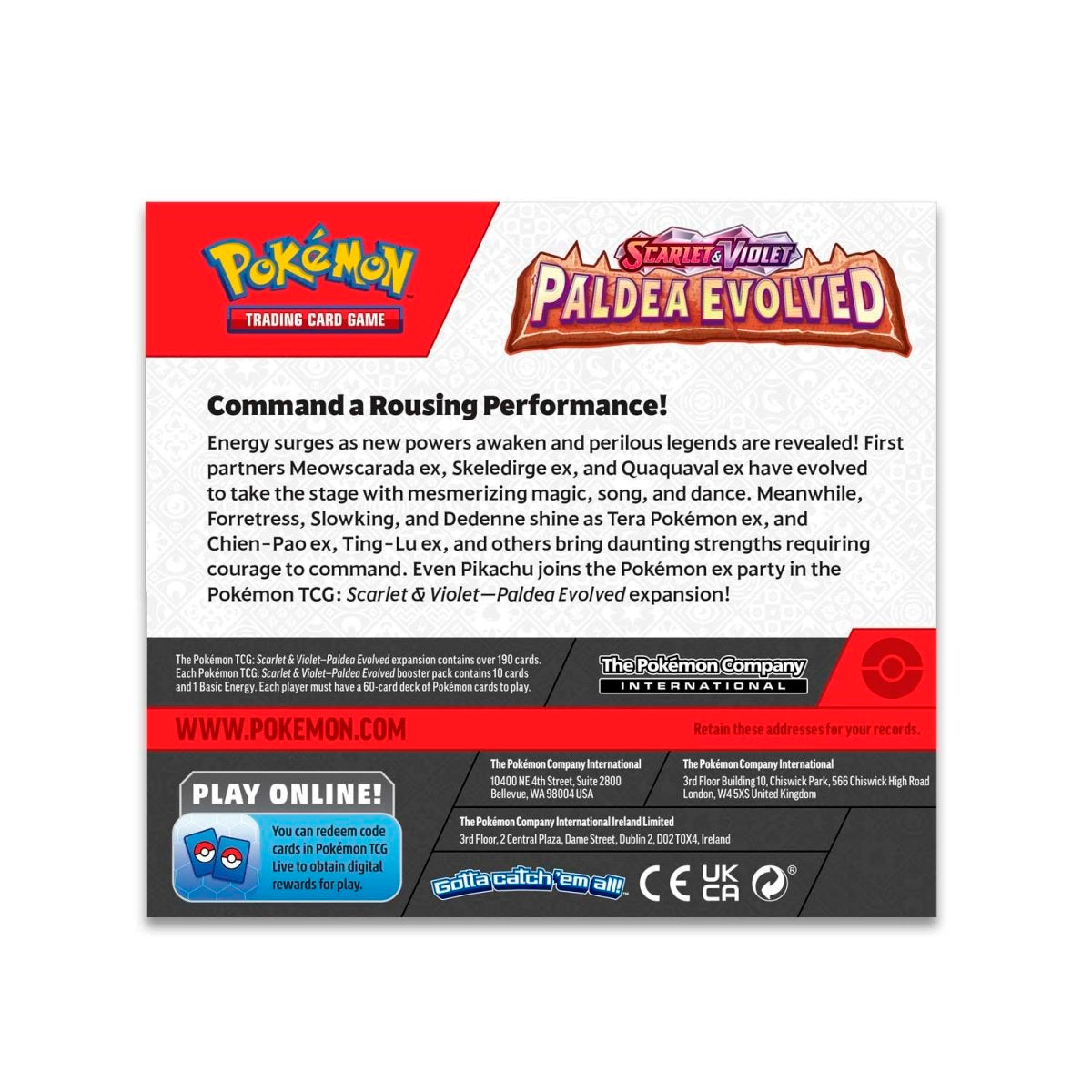 Pokemon Scarlet and Violet - Paldea Evolved