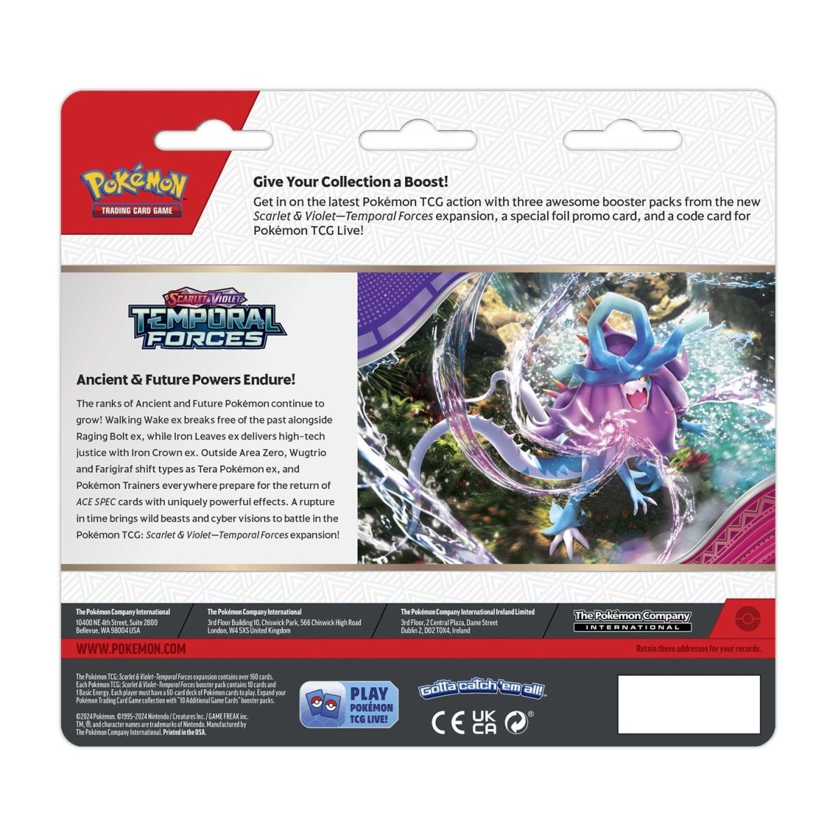Pokemon Scarlet and Violet - Temporal Forces Blister Box