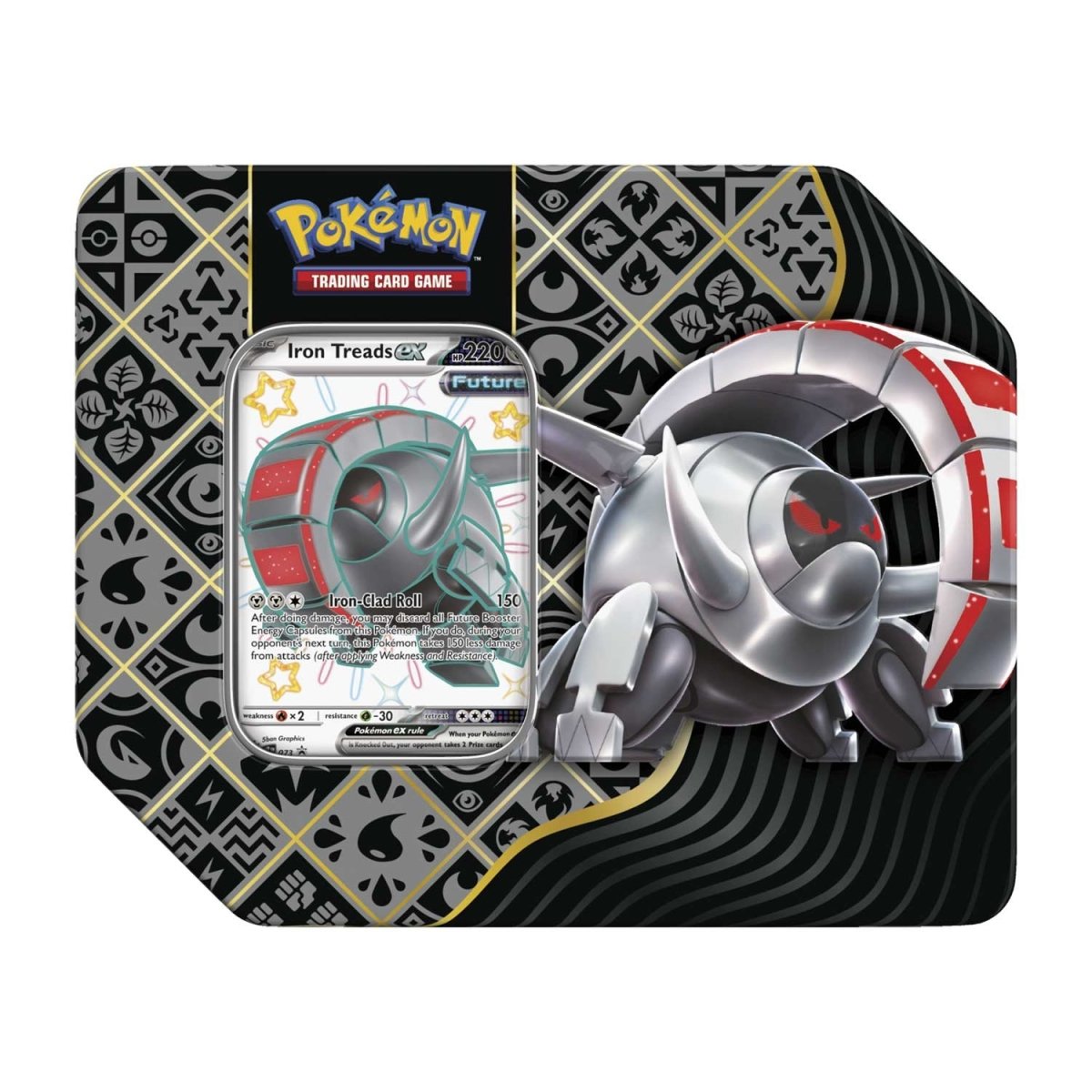 Pokemon Scarlet and Violet - Paldean Fates Iron Treads EX Tin