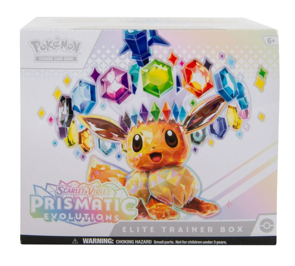 Pokemon Scarlet and Violet - Prismatic Evolutions Elite Trainer Box Trading Cards