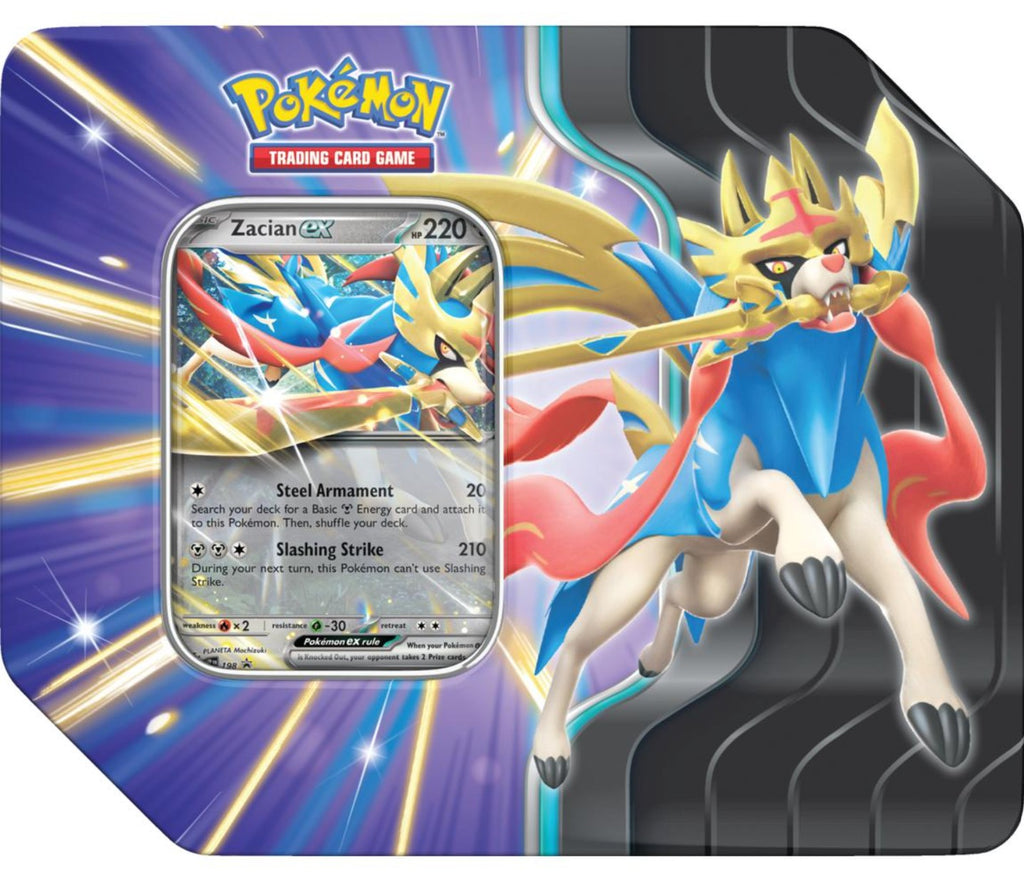 Pokemon Slashing Legends Tin Trading Cards