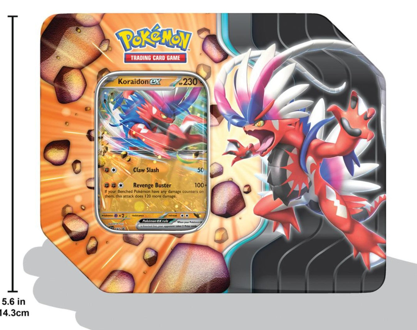 Pokemon Slashing Legends Tin Trading Cards