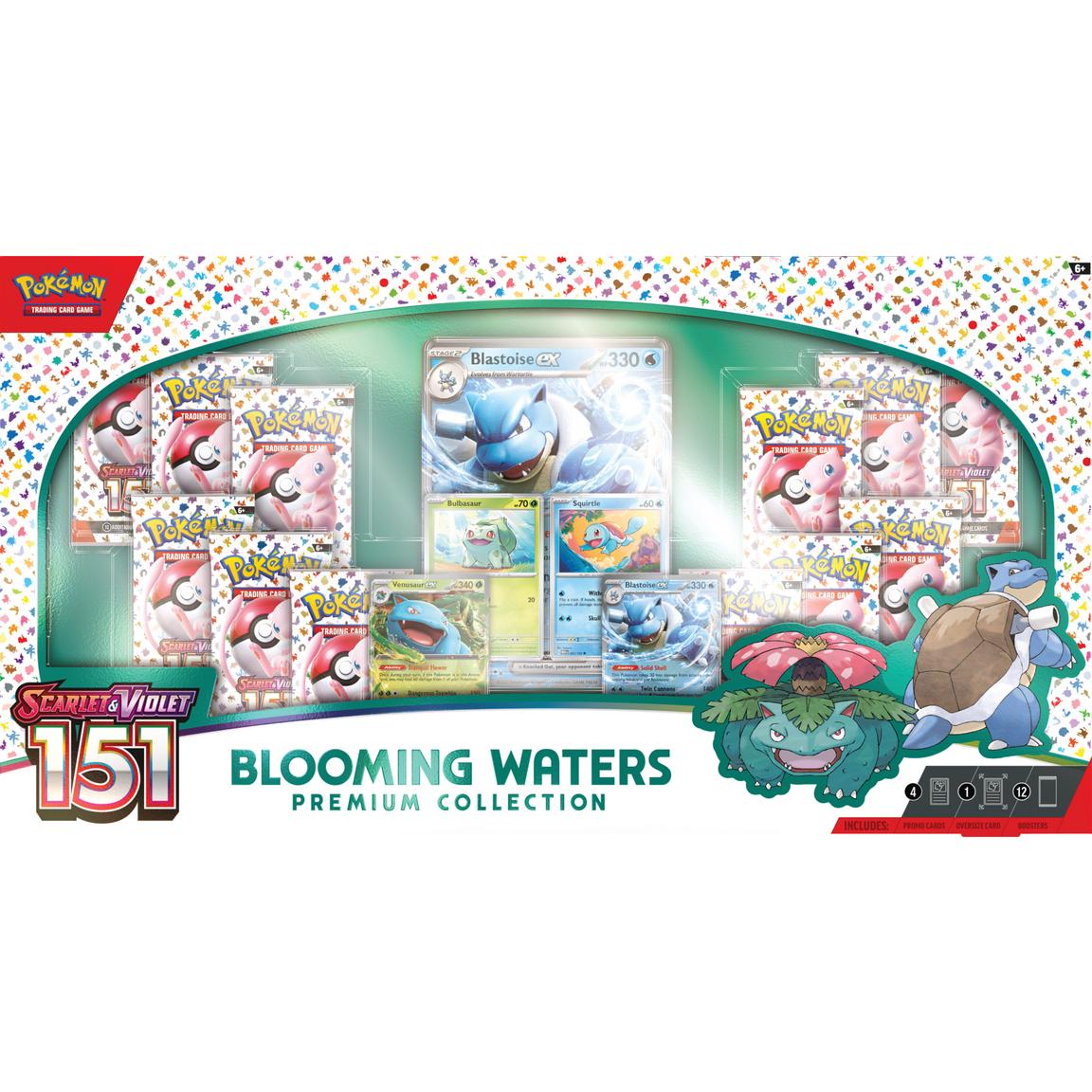 Pokemon Scarlet and Violet - 151 Blooming Waters Premium Collection Trading Cards