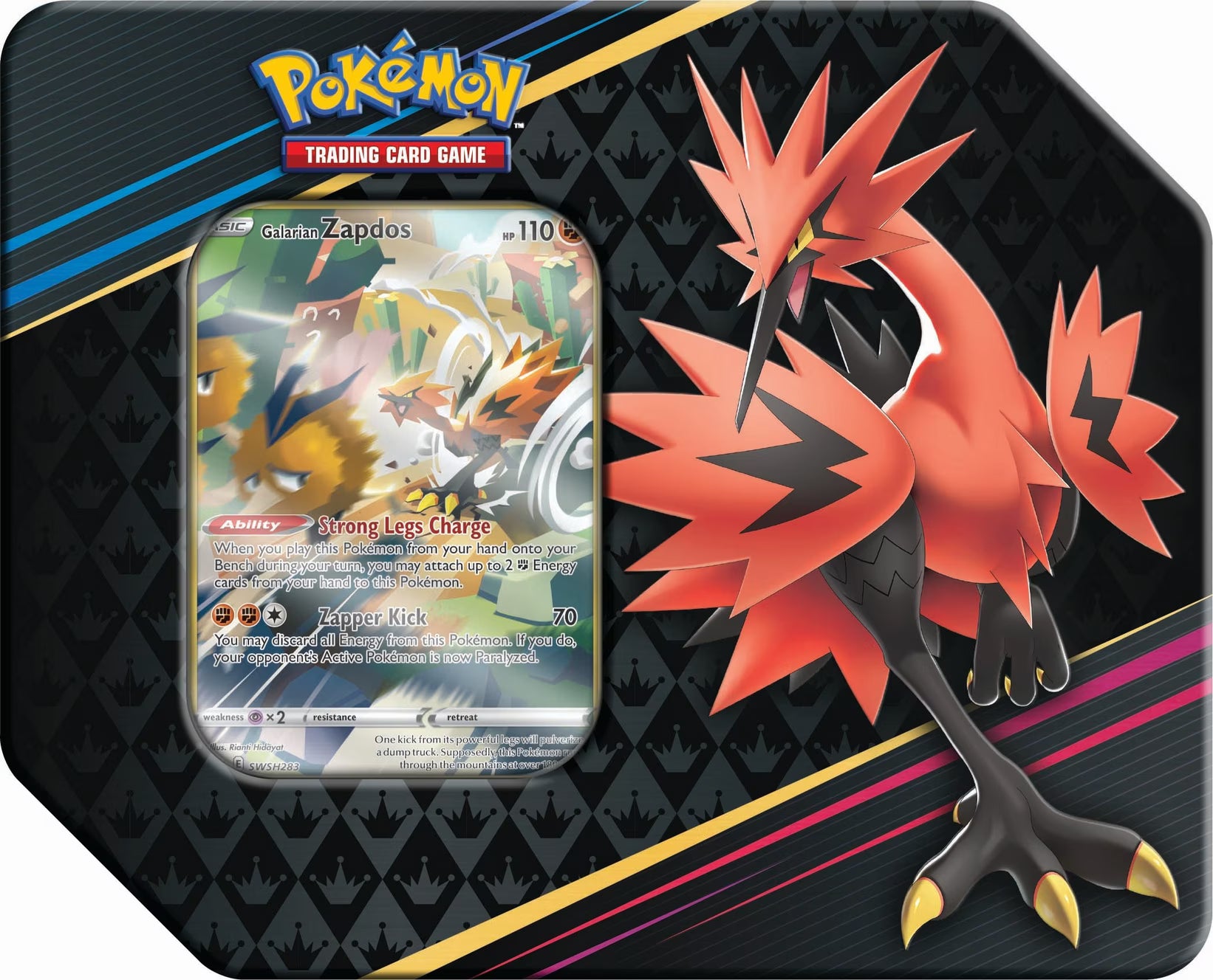 Pokemon Sword and Shield - Crown Zenith Tin Trading Cards