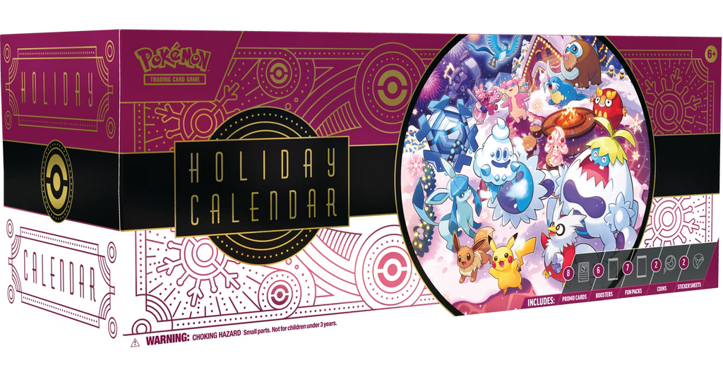 2025 Pokemon Holiday Calendar Trading Cards