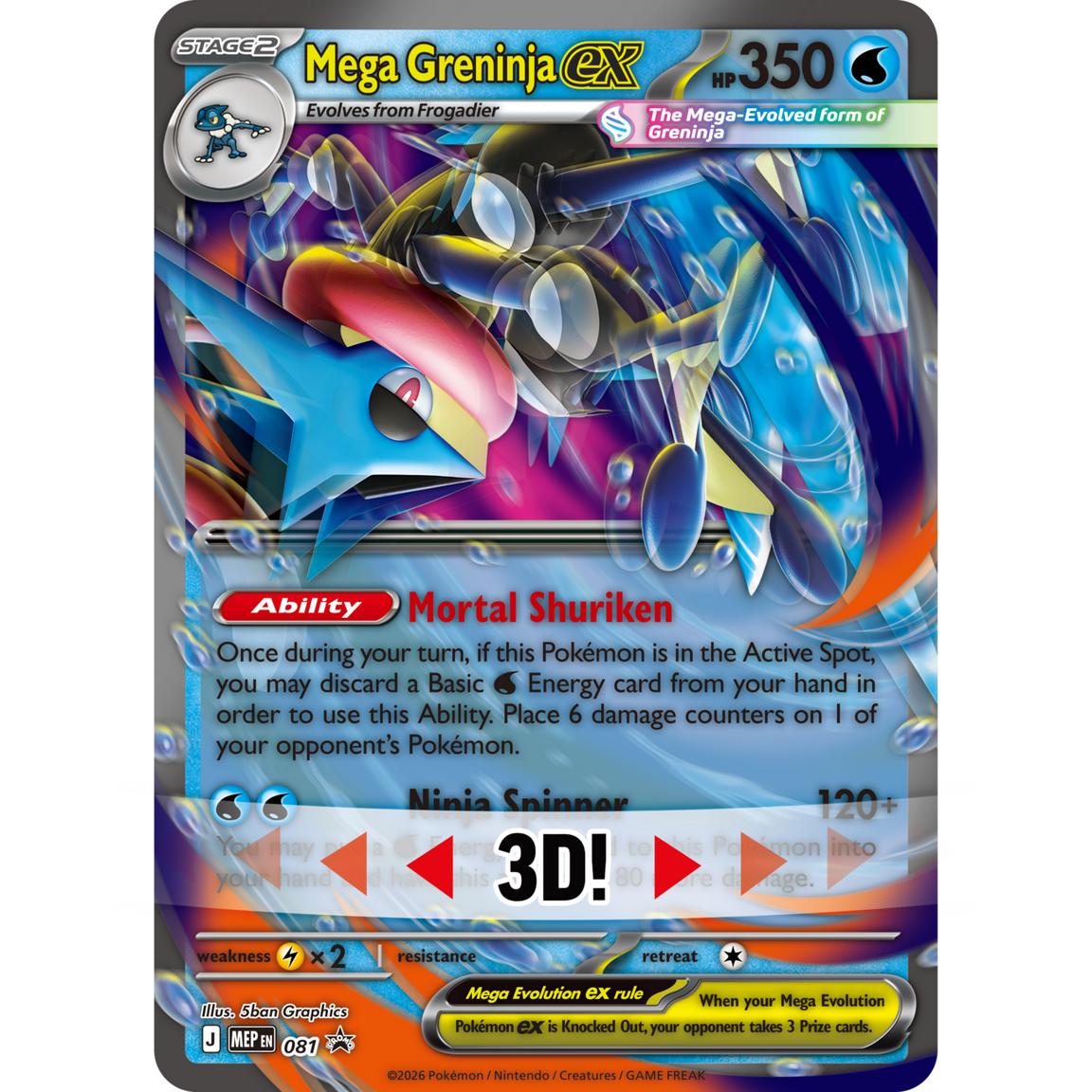 Pokemon Mega Greninja ex Premium Collection Trading Cards
