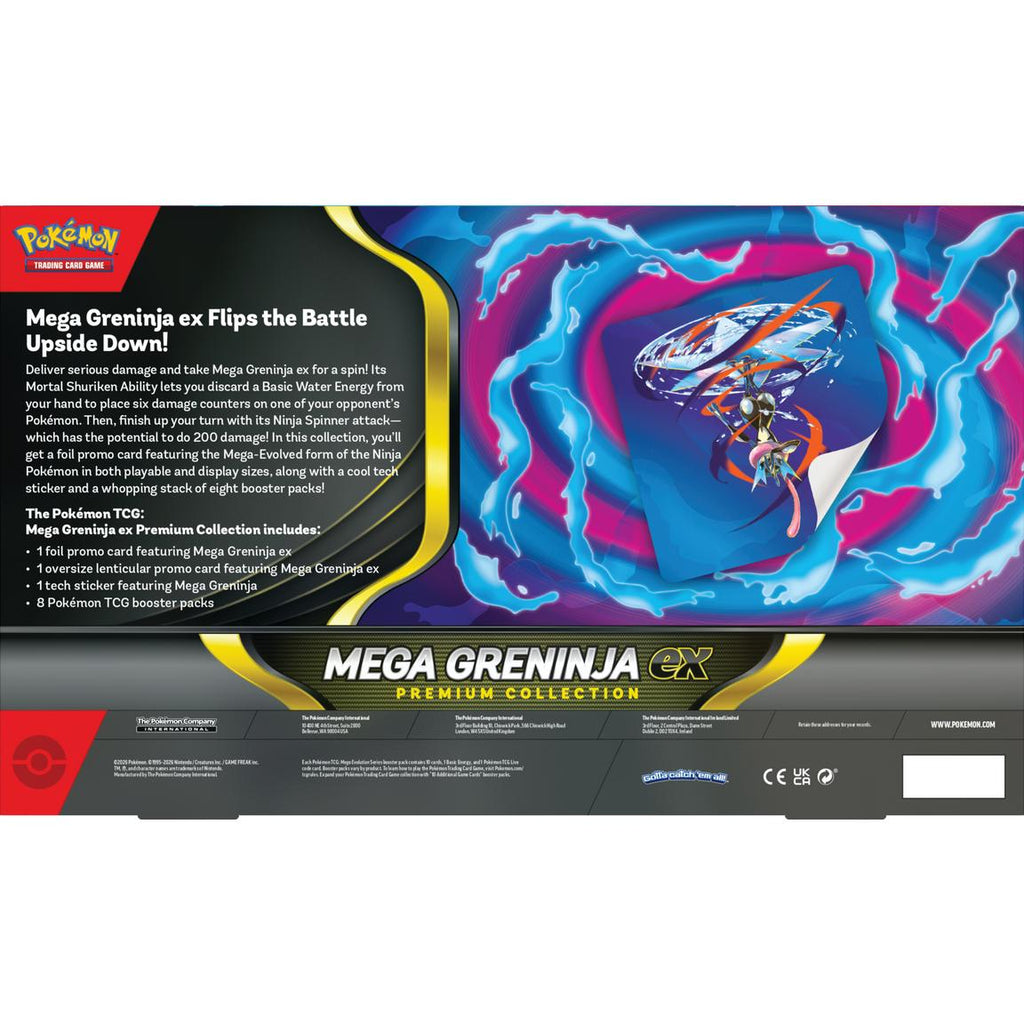 Pokemon Mega Greninja ex Premium Collection Trading Cards
