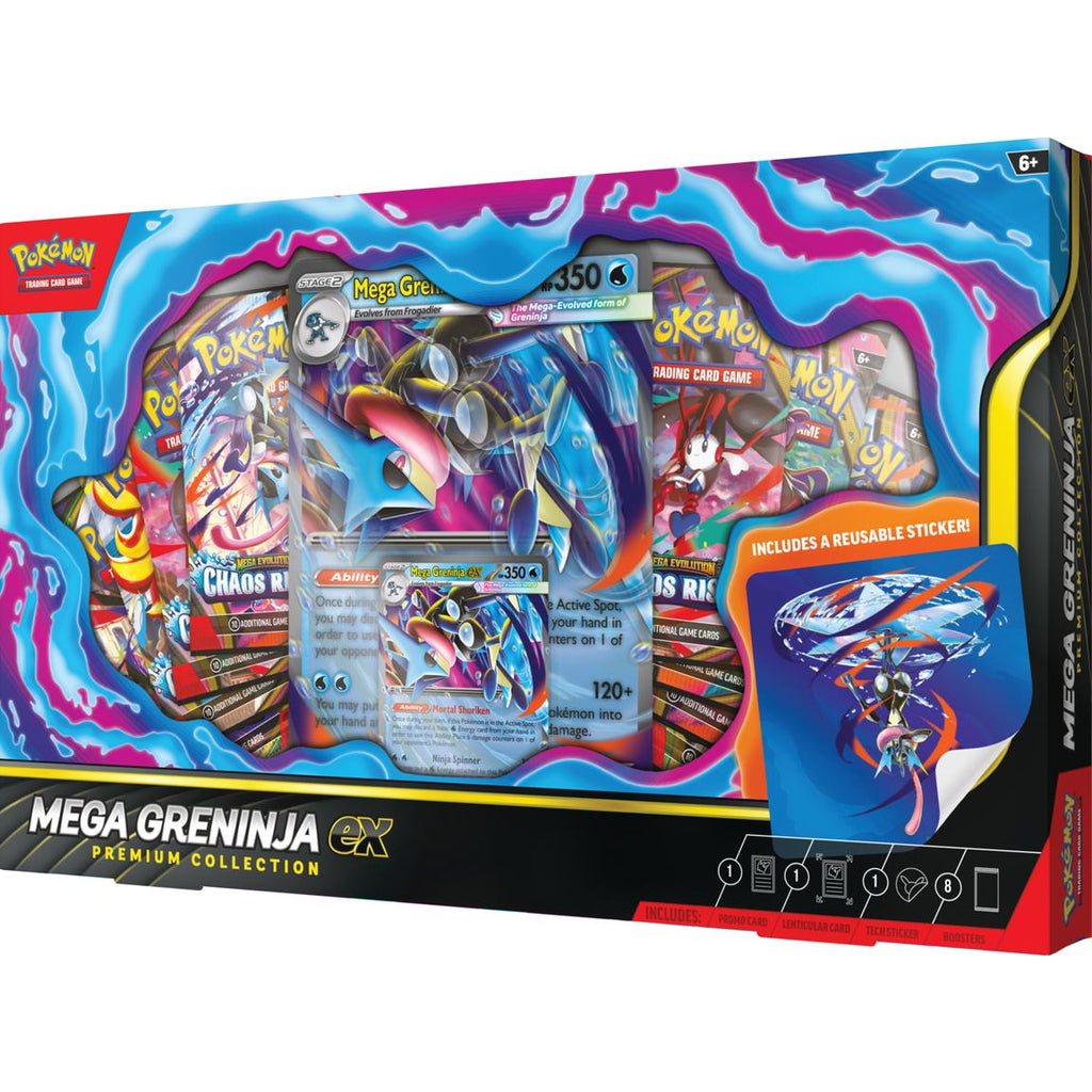 Pokemon Mega Greninja ex Premium Collection Trading Cards
