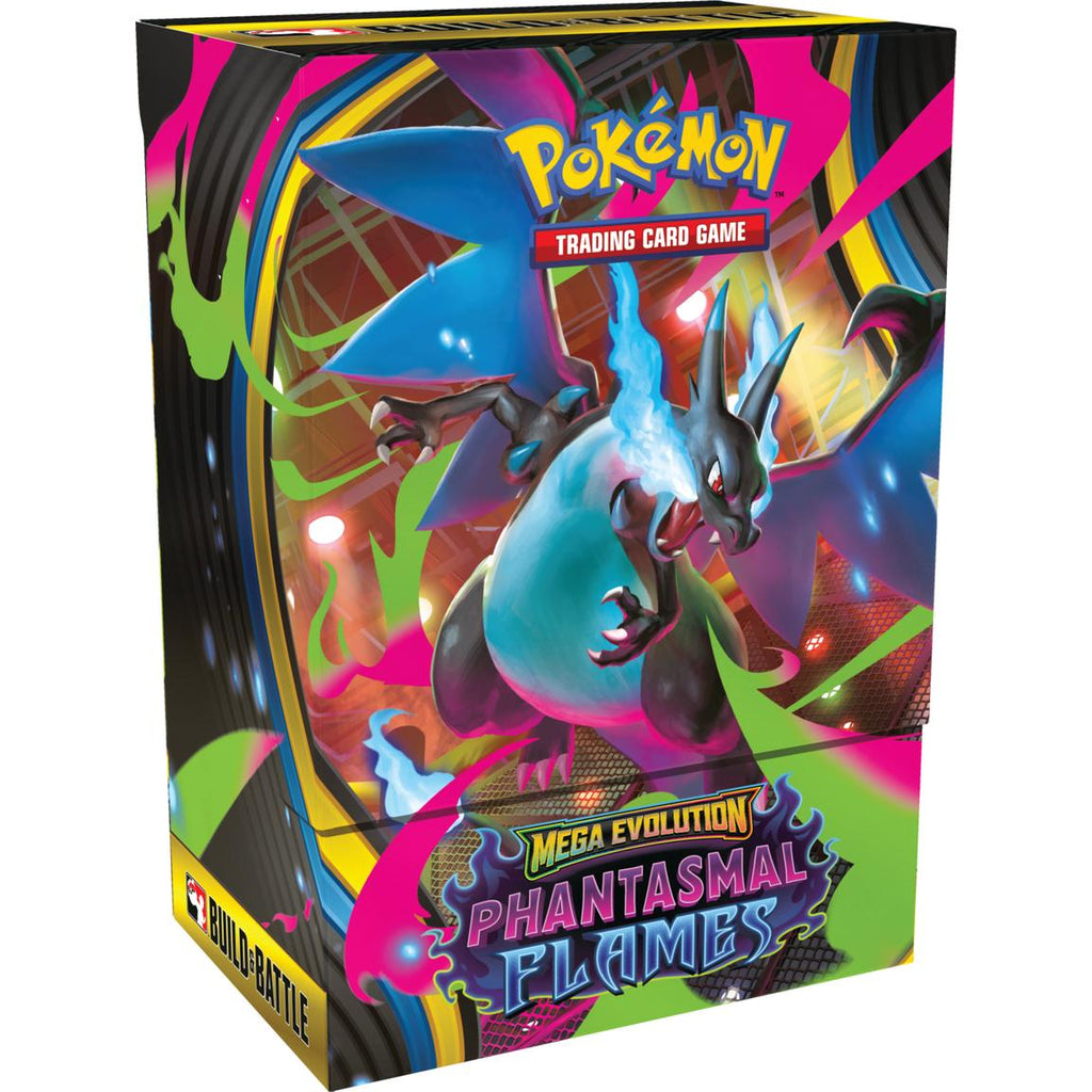 Pokemon Mega Evolution Phantasmal Flames Build and Battle Box Trading Cards