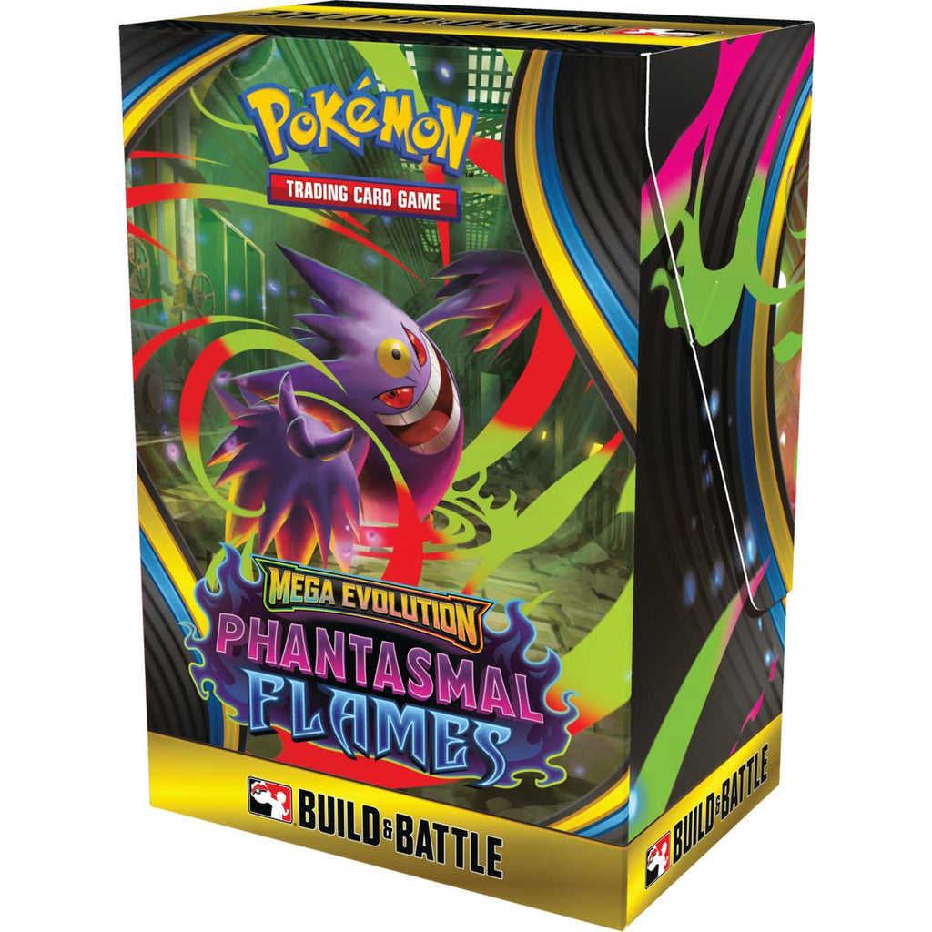 Pokemon Mega Evolution Phantasmal Flames Build and Battle Box Trading Cards