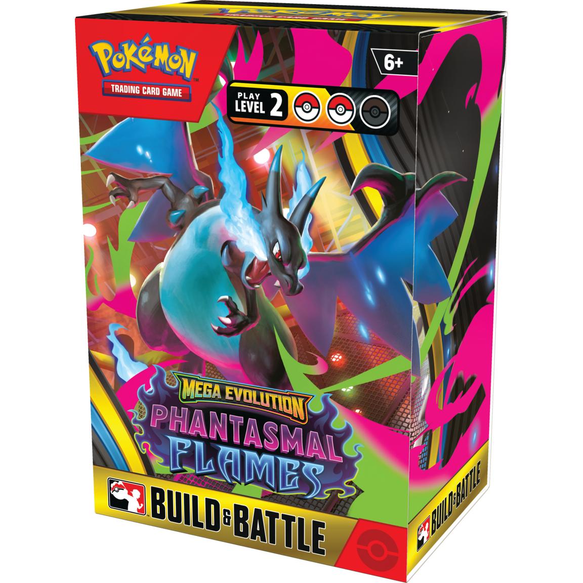 Pokemon Mega Evolution Phantasmal Flames Build and Battle Box Trading Cards