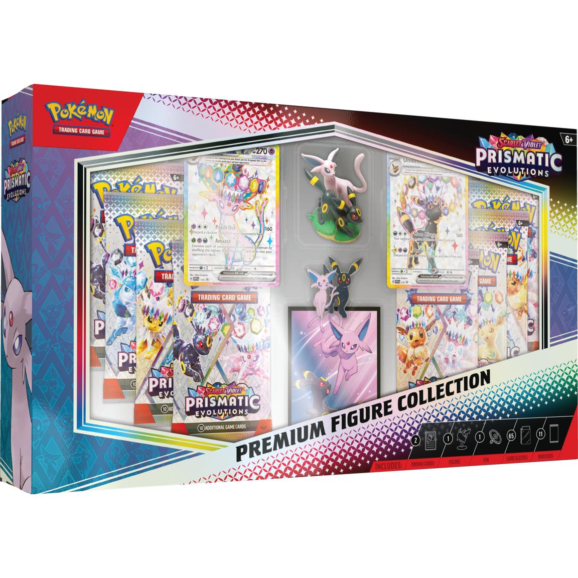 Pokemon Scarlet & Violet Prismatic Evolutions Premium Figure Collection Trading Cards