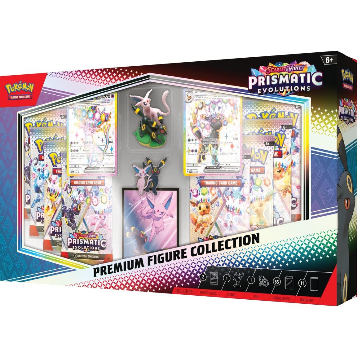 Pokemon Scarlet & Violet Prismatic Evolutions Premium Figure Collection Trading Cards