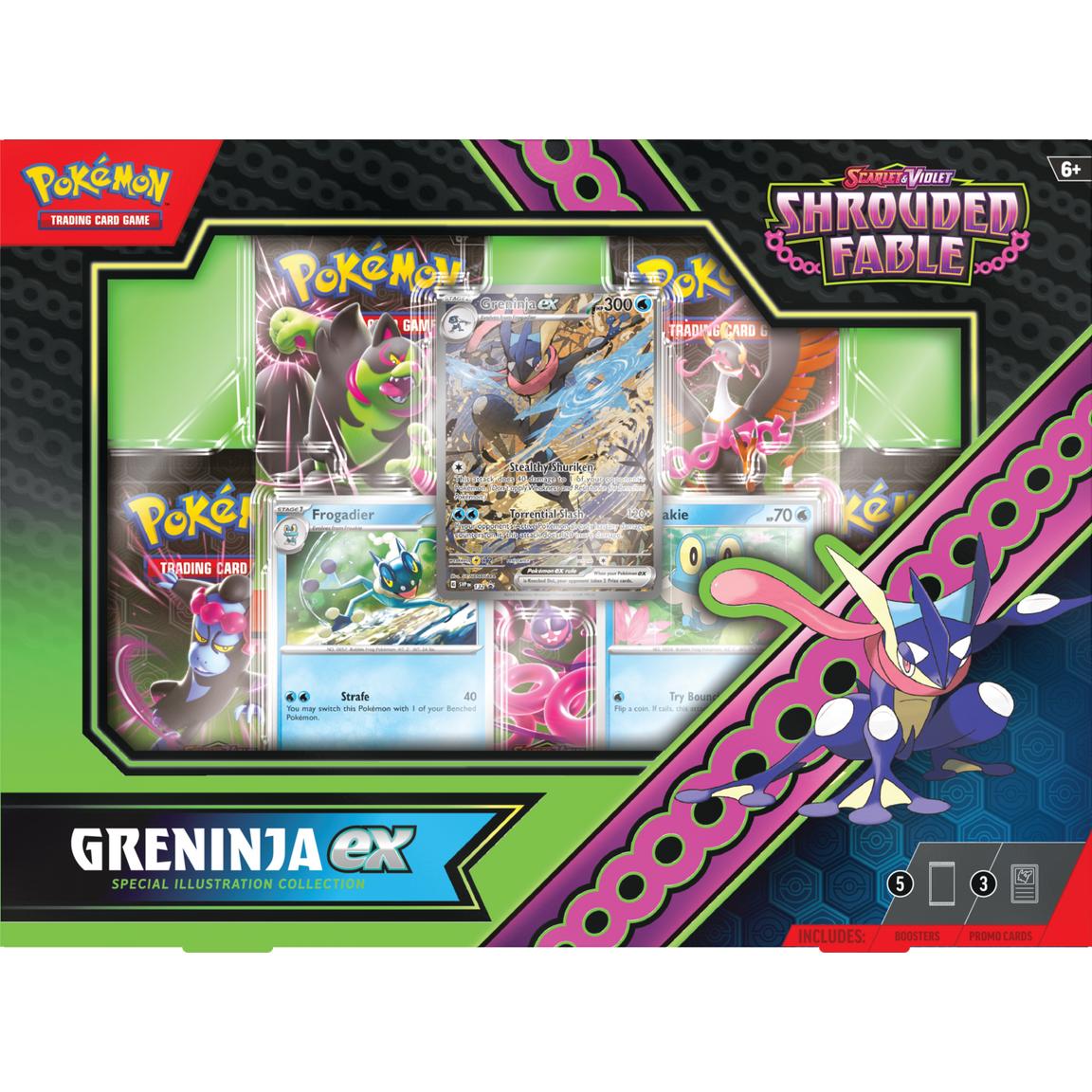 Pokemon Scarlet and Violet - Shrouded Fable Greninja Ex