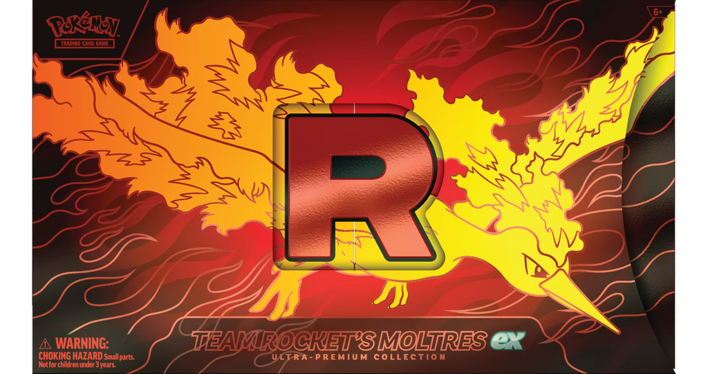 Pokemon Team Rocket Moltres ex Ultra-Premium Collection Trading Cards