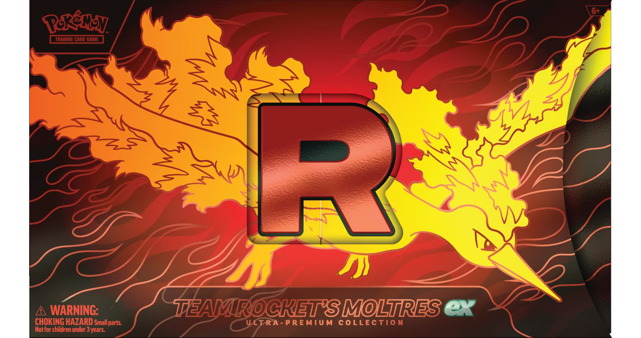 Pokemon Team Rocket Moltres ex Ultra-Premium Collection Trading Cards