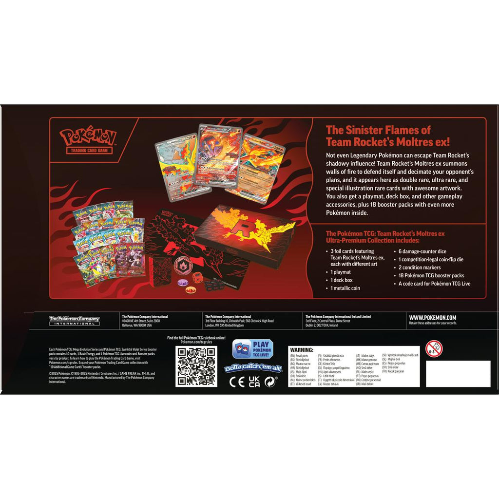 Pokemon Team Rocket Moltres ex Ultra-Premium Collection Trading Cards