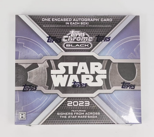 2023 Topps Chrome Star Wars Black Hobby Trading Cards